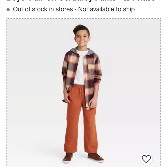art class Other - Boys pull on corduroy pants in copper color size 5  by art class new nev…